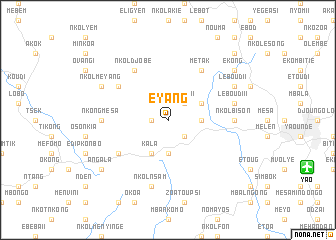 map of Eyang