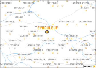 map of Eybouleuf