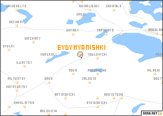 map of Eydymyanishki