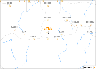 map of Eyée