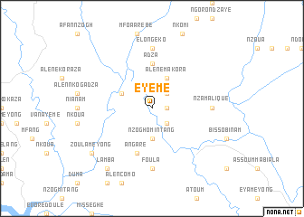 map of Eyemé