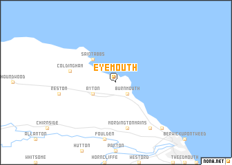 map of Eyemouth