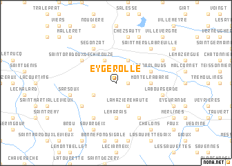 map of Eygerolle