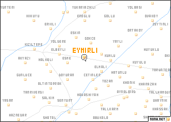 map of Eymirli