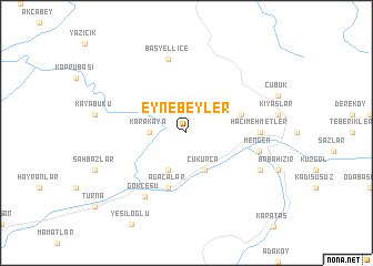 map of Eynebeyler