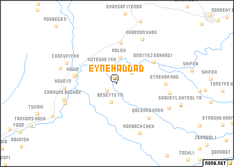 map of ‘Eyn-e Ḩaddād