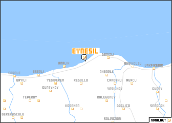 map of Eynesil
