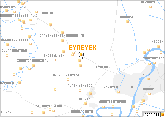 map of ‘Eyn-e Yek