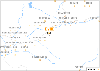 map of Eyne