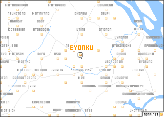 map of Eyo Nku