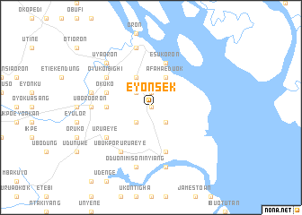 map of Eyo Nsek