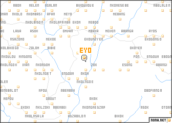 map of Eyo