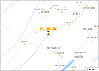 map of ‘Eyshābād