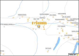 map of ‘Eyshābād