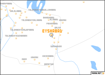 map of ‘Eyshābād