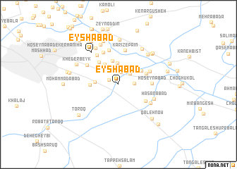 map of ‘Eyshābād