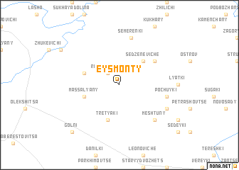 map of Eysmonty