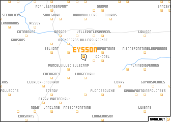 map of Eysson