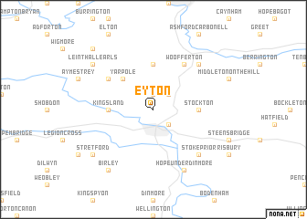 map of Eyton