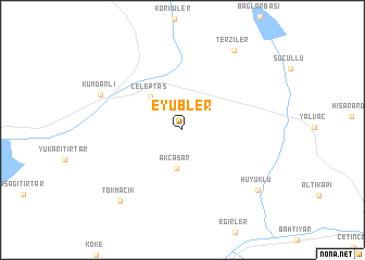 map of Eyübler