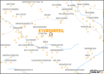 map of ‘Eyvashān Sīl