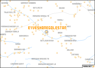 map of ‘Eyveshān-e Golestān