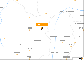 map of Ezambé