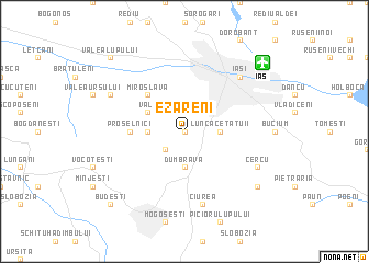 map of Ezăreni
