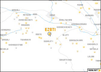 map of Ezati