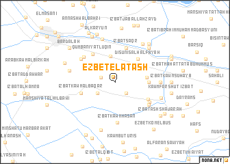 map of ‘Ezbet el-‘Atash