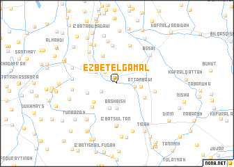 map of `Ezbet el-Gamal