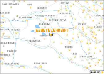 map of `Ezbet el-Gambîhi