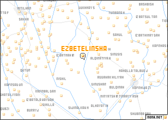 map of `Ezbet el-Insha