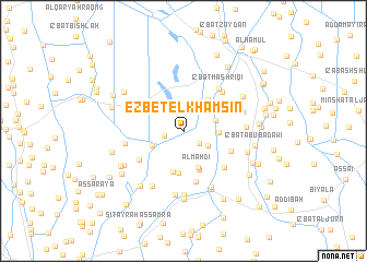 map of `Ezbet el-Khamsîn