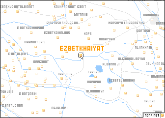 map of `Ezbet Khaiyâṭ