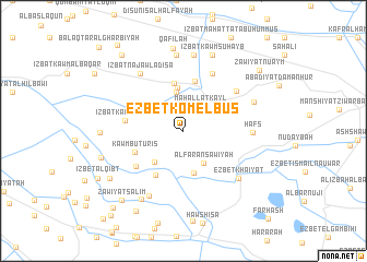 map of `Ezbet Kôm el-Bûṣ