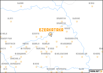 map of Ezeakataka