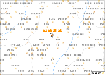 map of Ezeborgu