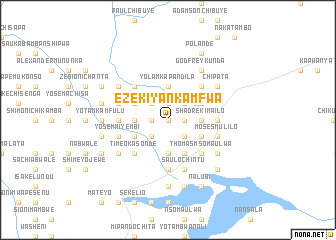 map of Ezekiya Nkamfwa