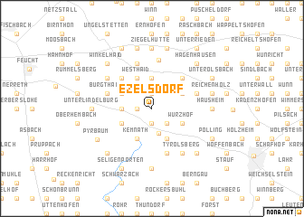 map of Ezelsdorf