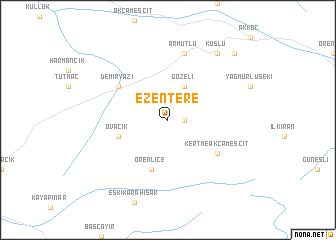 map of Ezentere