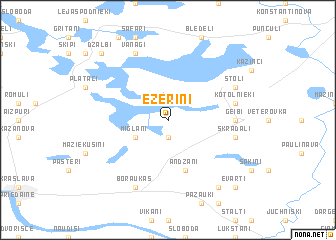 map of Ezerini