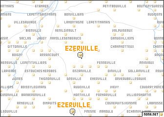 map of Ézerville