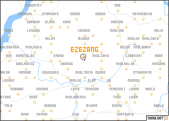 map of Ezézang