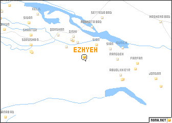 map of Ezhyeh