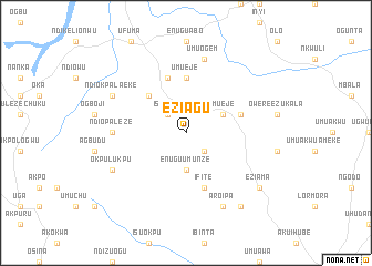 map of Eziagu