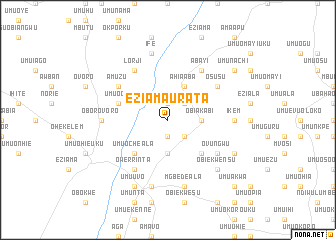 map of Eziama Urata