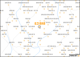 map of Eziama