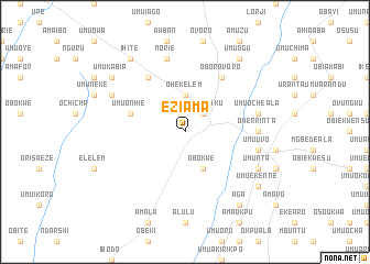 map of Eziama