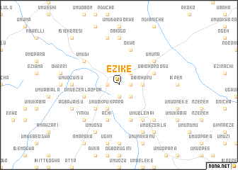 map of Ezike